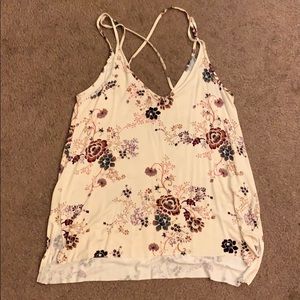 Like New floral AEO soft flowy top